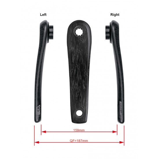 Ebike Chainset CK-702 Bosch BNI 22.0mm Black