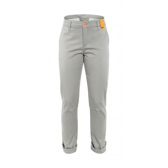 AWA BLACK Womens Pants Grey, Orange