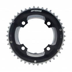 Pro MTB 104BCD 2x10 Chainring Black, Silver, Silver