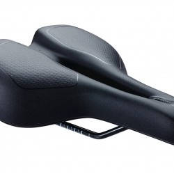 SportPlus Ergonomic Saddle Steel Rail 185mm [BSD-112]