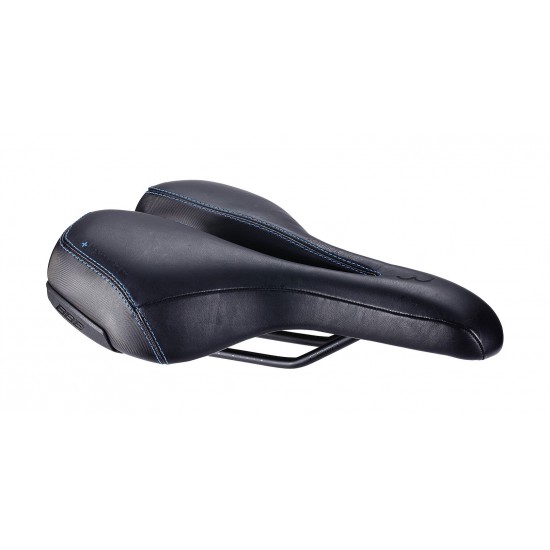 SportPlus Ergonomic Saddle CrMo Rail 185mm [BSD-114]