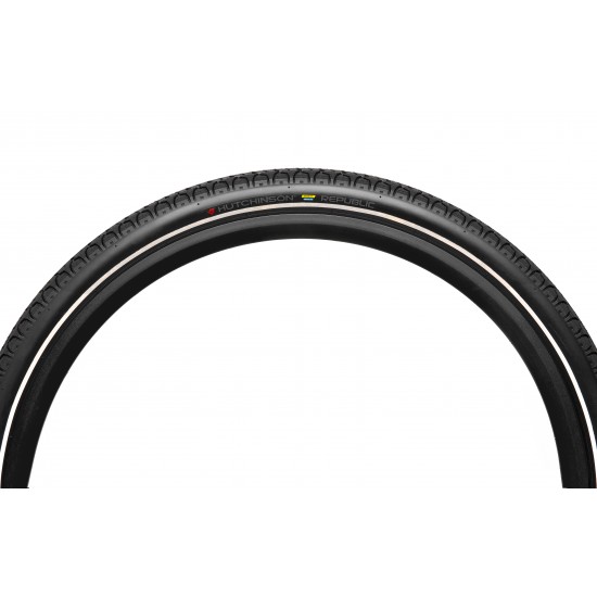 Hutchinson Republic Ebike City Tyre Black, Reflex