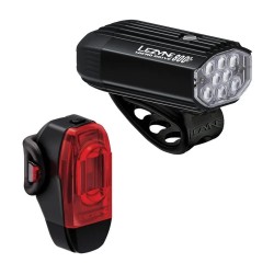 Lezyne Micro Drive 800+ /  KTV Drive+ Pair Black