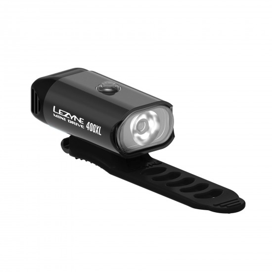 Lezyne Mini Drive 400 Black/Hi Gloss