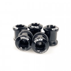 Praxis SPARE Chainring Bolts Alloy Black (5 pack)