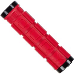 Lizard Skins Dual-Clamp Lock-On Oury Red