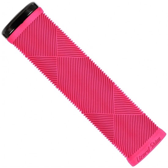 Lizard Skins Single-Sided Lock-On Strata Neon Pink