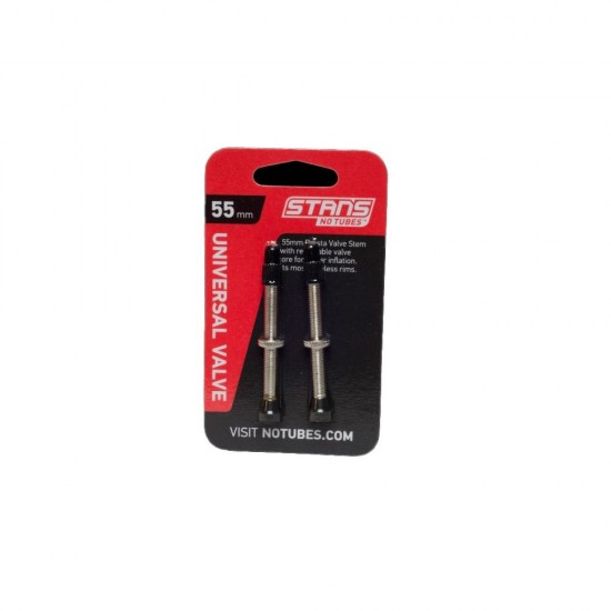 Stans NoTubes VALVE STEM PAIR UNI PRESTA 55MM