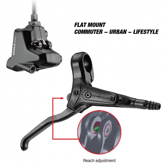 Tektro HD-R280 Flat Mount Disc Brake RH