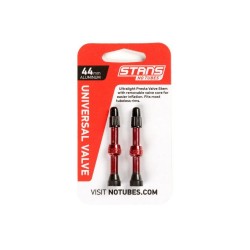 Stans NoTubes VALVE STEM UNI AL PRESTA 44MM RED 10PCS