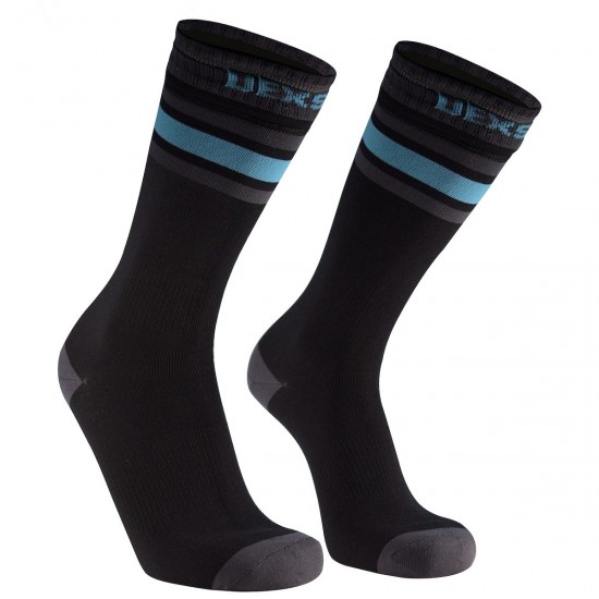 Dexshell - Ultra Dri Sports Socks  Aqua Blue stripe - S