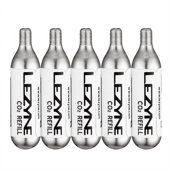 Lezyne 16G Threaded CO2 Cartridge pack of 5