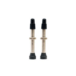 Stans Tubeless Universal Valves Pair Medium Brass