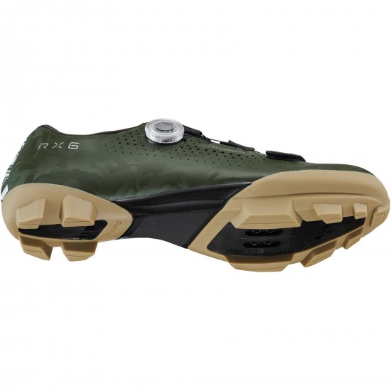 Shimano RX6 (RX600) Shoes, Green, Size 40