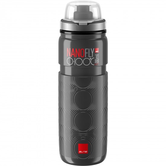 Elite Nano Fly 0-100, with MTB cap, thermal 4 hour, black 500 ml