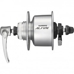 Shimano DH-S501 Alfine, 6v 3w, Centre-Lock disc, 32h, Q/R, silver