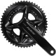 Shimano FC-R7100 105 double 12-speed chainset, HollowTech II 165 mm 50 / 34T, black