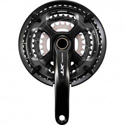 Shimano FC-T8000 Deore XT triple chainset 10-speed, with chainguard, 48/36/26T, 170 mm