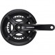 Shimano FC-TY501 chainset 46 / 30, double, 7 / 8-speed, 170 mm, with chainguard, black