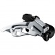 Shimano FD-T8000-H XT triple front derailleur, 10-speed, top swing, 66-69 deg