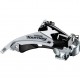 Shimano FD-TY500 hybrid front derailleur, top swing, dual-pull and multi fit for 42T