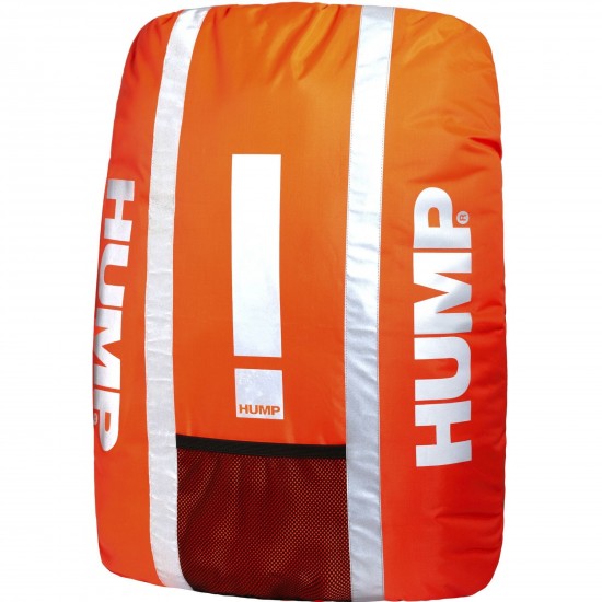 Deluxe HUMP Reflective Waterproof Backpack Cover - Neon Orange