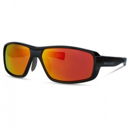 Madison Eyewear Target Glasses - gloss black / fire mirror