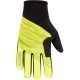 Madison Stellar Reflective Windproof Thermal Gloves, black / hi-viz yellow - age 5-6