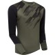 Madison Flux Men's Long Sleeve Trail Jersey , midnight green / black - small