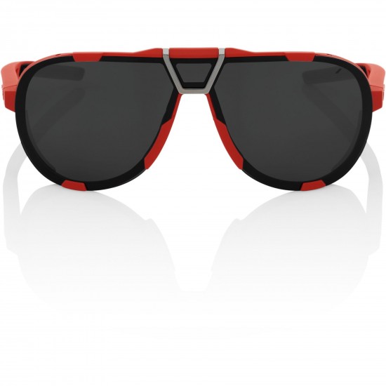 100%  GLASSES Westcraft Soft Red, Black lens