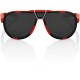 100%  GLASSES Westcraft Soft Red, Black lens