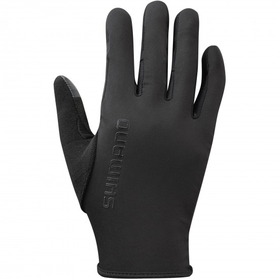 Shimano Unisex Windbreak Race Glove, Black, Size S