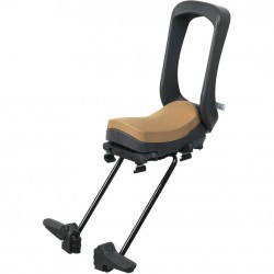 Urban Iki Junior Seat with Rack Mount - Bincho Black / Kurumi Brown