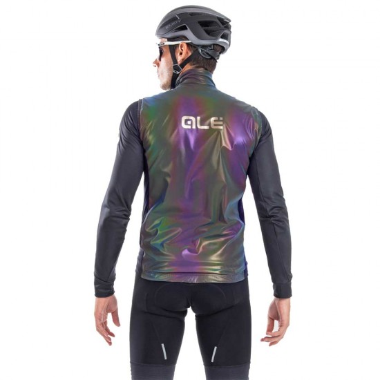 Ale Clothing Reflective Iridescent Shell Gilet