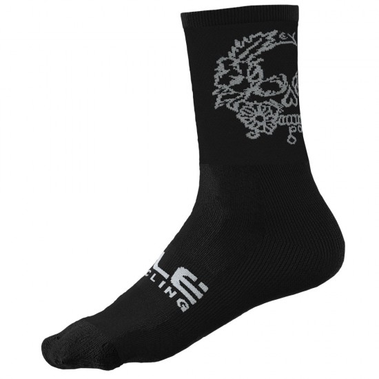 Ale Clothing Skull Q-Skin 16cm Socks