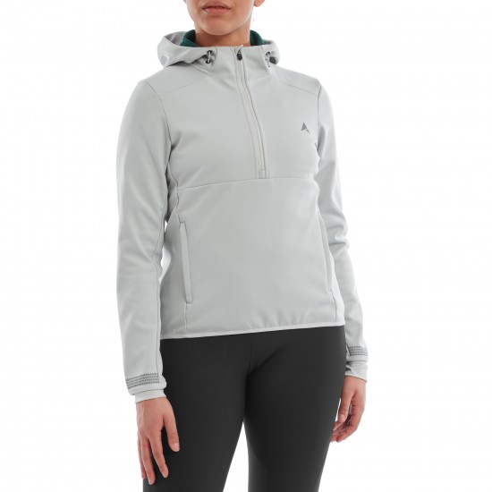 ALTURA GRID WOMEN'S HALF ZIP SOFTSHELL HOODIE