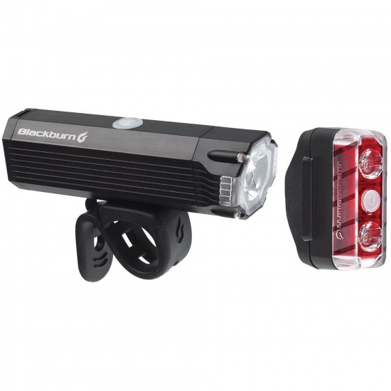 BLACKBURN DAYBLAZER 1500 FRONT 65 REAR LIGHT COMBO: BLACK