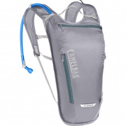 CAMELBAK CLASSIC LIGHT HYDRATION PACK 4L WITH 2L RESERVOIR 2021: GUNMETAL/HYDRO 4L