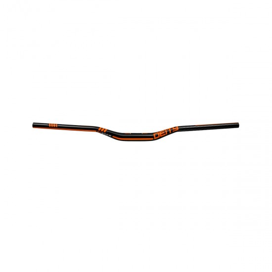 DEITY BRENDOG 800 ALUMINIUM HANDLEBAR 31.8MM BORE, 30MM RISE: ORANGE 800MM