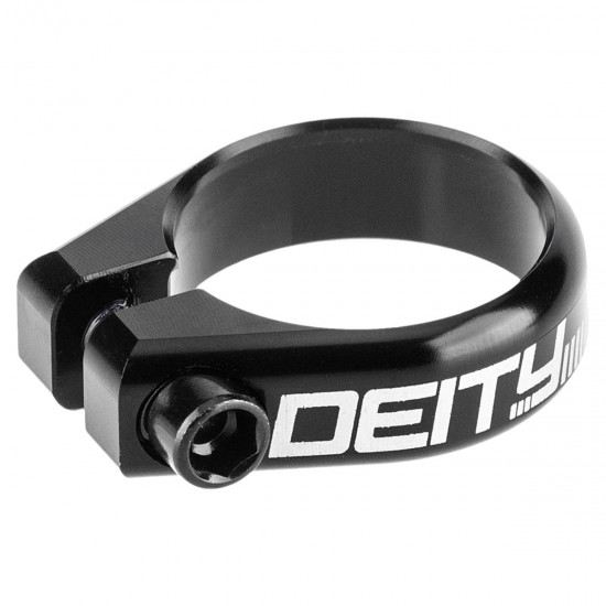 DEITY CIRCUIT SEATPOST CLAMP: BLACK 31.8MM