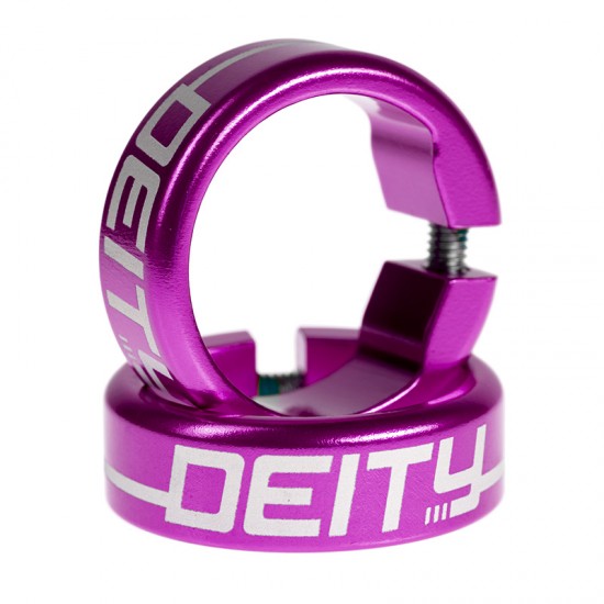 DEITY GRIP CLAMPS: BLUE