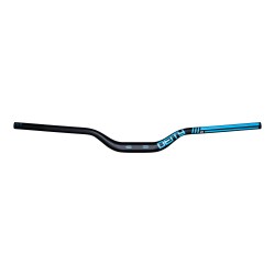 DEITY HIGHSIDE 800 ALUMINIUM HANDLEBAR 35MM BORE, 50MM RISE: BLUE 800MM