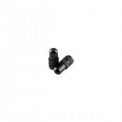 DEITY PRESTA VALVE CAPS: BLACK