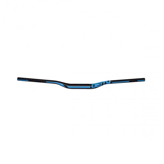 DEITY RACEPOINT ALUMINIUM HANDLEBAR 35MM BORE, 25MM RISE: BLUE 810MM