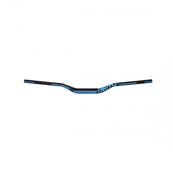 DEITY RACEPOINT ALUMINIUM HANDLEBAR 35MM BORE, 38MM RISE: BLUE 810MM