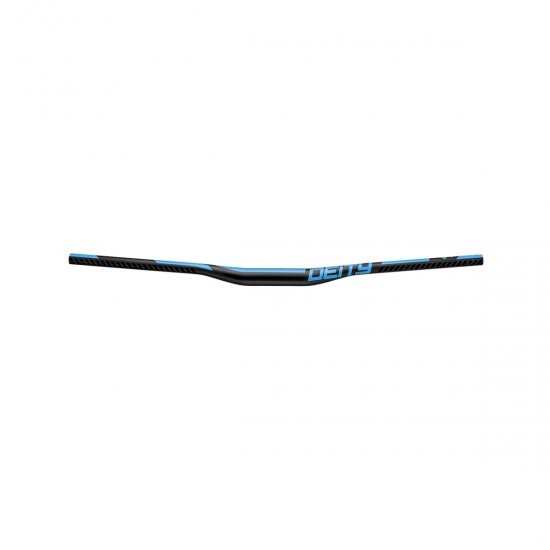 DEITY RIDGELINE ALUMINIUM HANDLEBAR 35MM BORE, 15MM RISE: BLUE 800MM