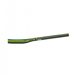 DEITY SKYLINE 787 ALUMINIUM HANDLEBAR 31.8MM BORE, 15MM RISE: GREEN 787MM