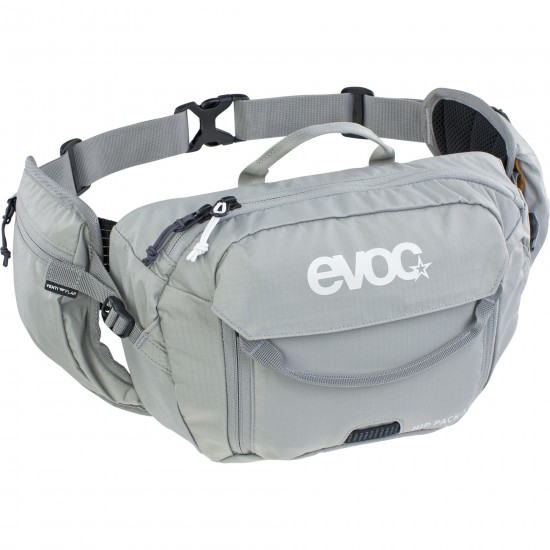 EVOC HIP PACK HYDRATION PACK 3L + 1.5L BLADDER 2020: BLACK 3L