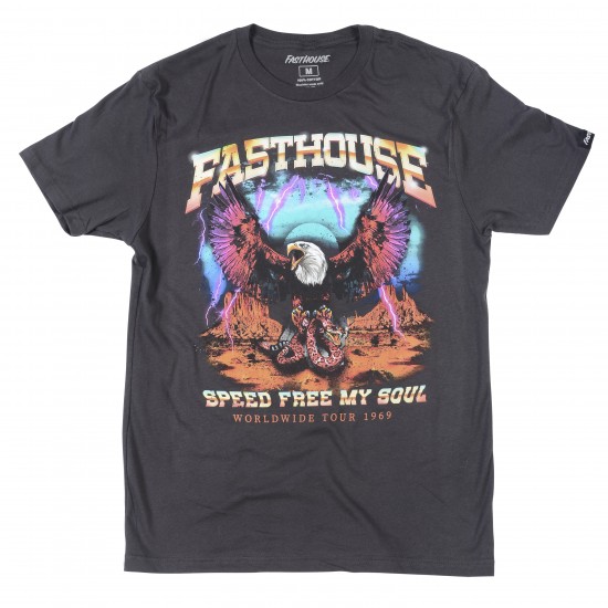 FASTHOUSE TOUR 1969 TEE 2022: WASHED BLACK 2XL