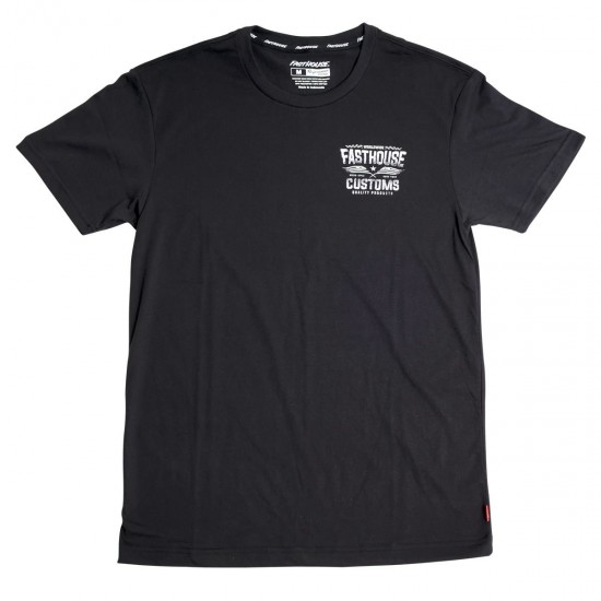FASTHOUSE TREMOR TECH TEE SS 2021: BLACK M